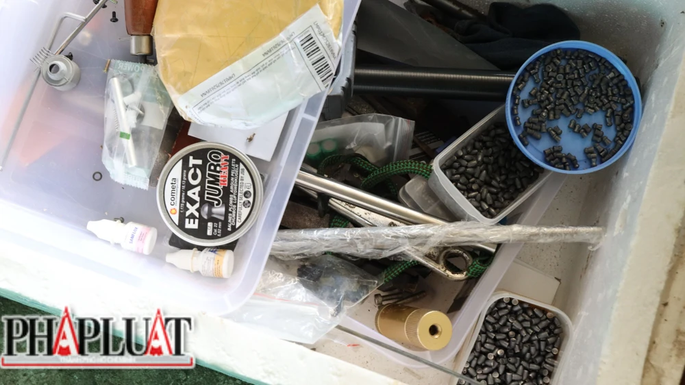 Phong mua bán súng đạn từ tháng 5-2021 đến nay. Ảnh: VÕ TÙNG