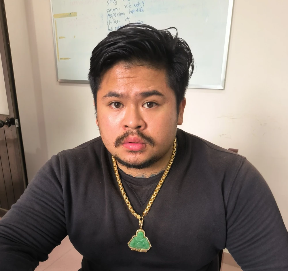 "Tèo Chùa" bị công an TP Đà Lạt bắt tạm giam. Ảnh: CACC