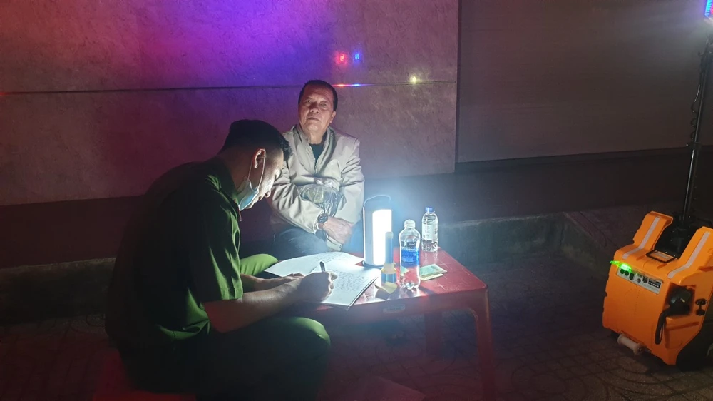 Ông Thắng bị khởi tố vì tông vào cảnh sát. Ảnh: VT