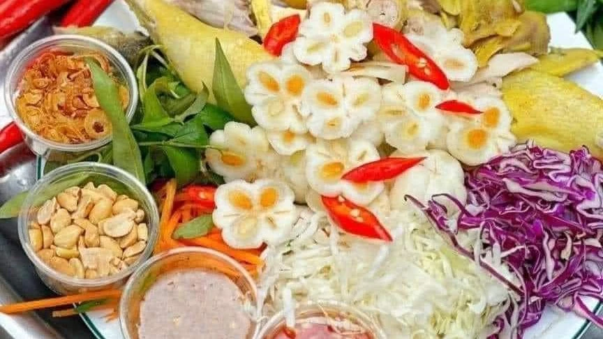 Hiện tại, từ khoá "gỏi gà măng cụt" đang rất "hot" trên mạng xã hội. Ảnh: VT