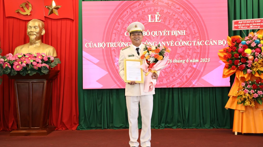 Thượng tá Thượng tá Phan Văn Triều. Ảnh: VÕ TÙNG