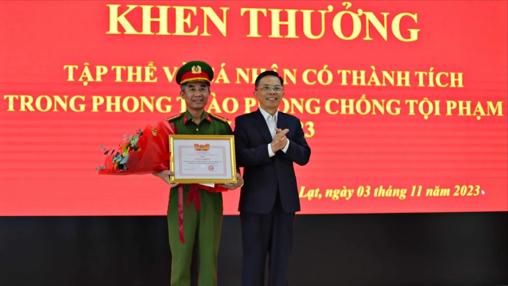 2 tập thể, 25 cá nhân của Công an TP Đà Lạt được khen thưởng