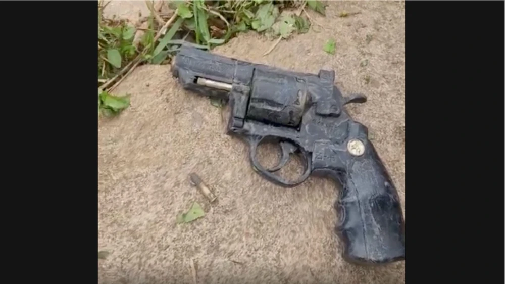 Thu hồi khẩu súng kẻ cướp ngân hàng ở Đức Trọng