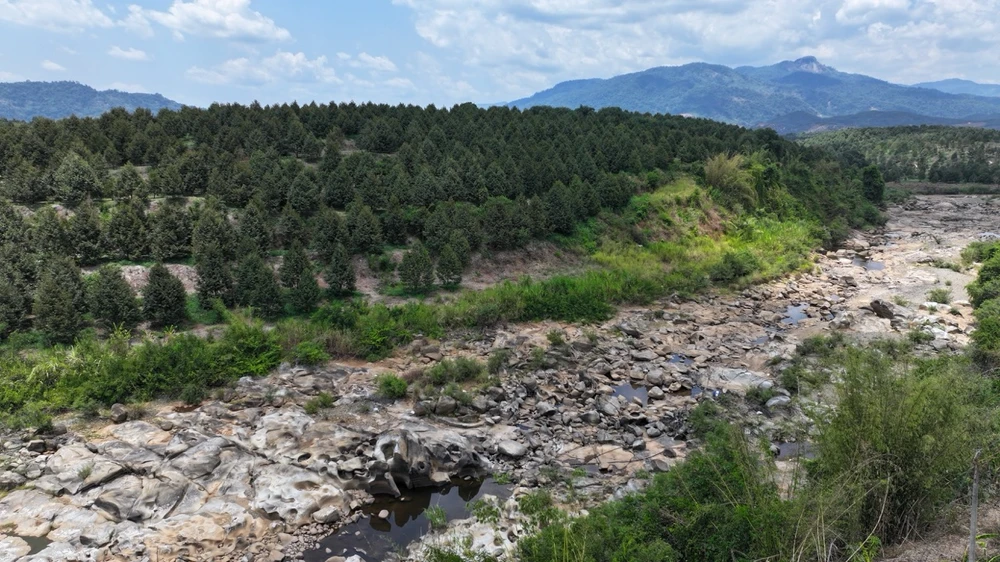 Sông cạn trơ đá, nông dân ở thủ phủ sầu riêng Đạ Huoai như ngồi trên lửa