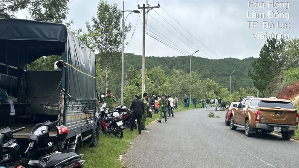 Phát hiện một phần chân người trong hồ Tuyền Lâm