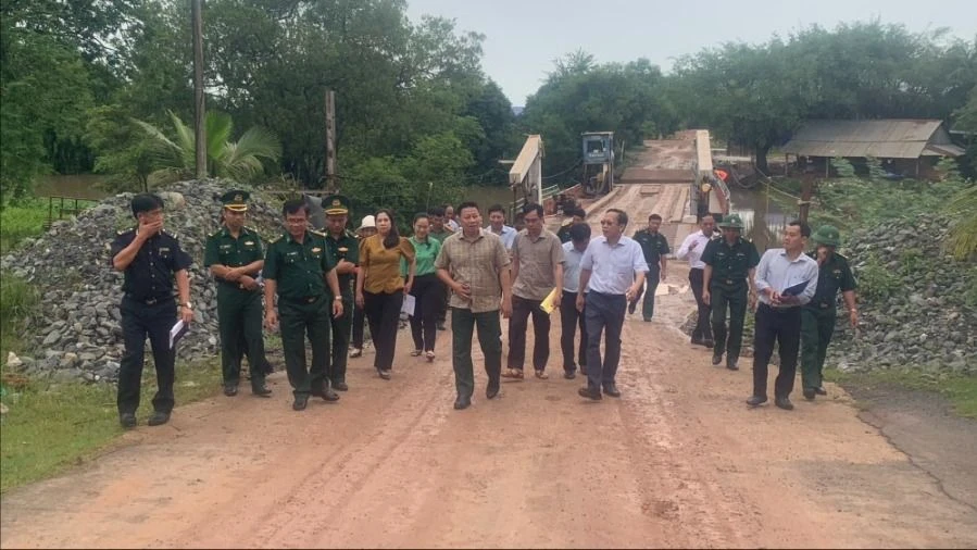 Nâng cấp Trạm kiểm soát biên phòng Hòa Hiệp thành cửa khẩu phụ