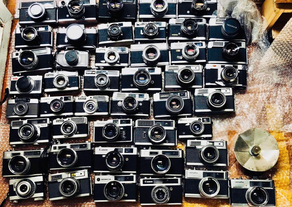 Độc đáo bộ sưu tập máy ảnh cổ ở TP Đà Lạt