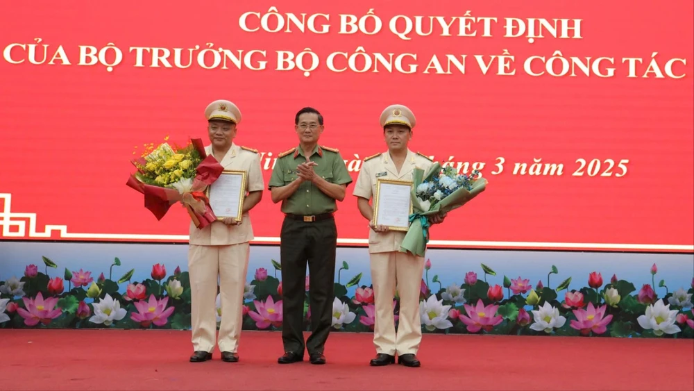 Công an tỉnh Tây Ninh có thêm 2 Phó Giám đốc