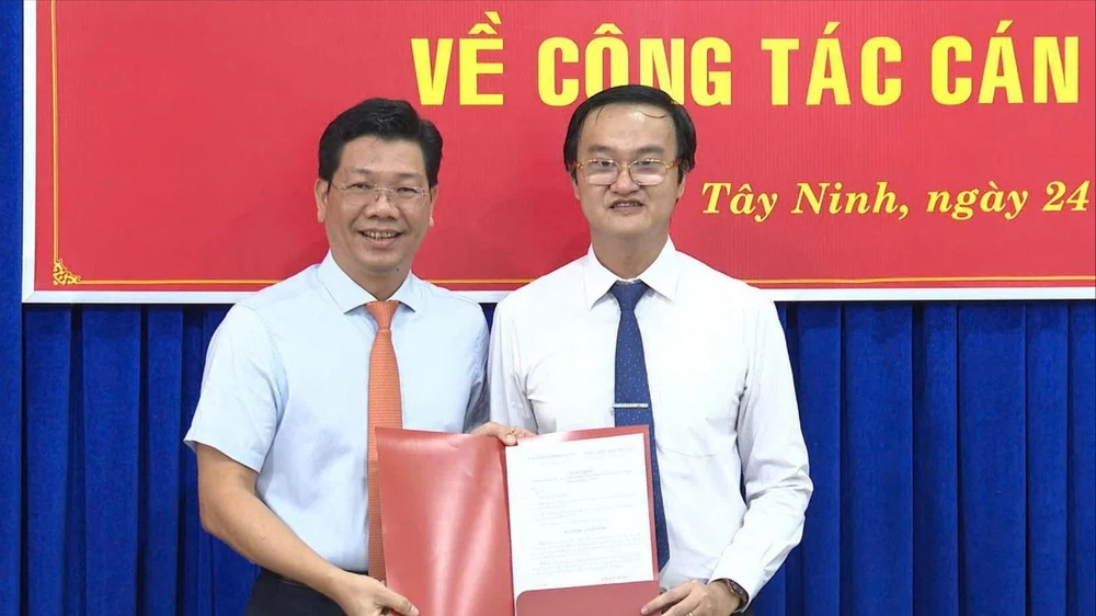 Bí thư Huyện ủy Bến Cầu làm Chủ nhiệm Ủy ban Kiểm tra Tỉnh ủy Tây Ninh