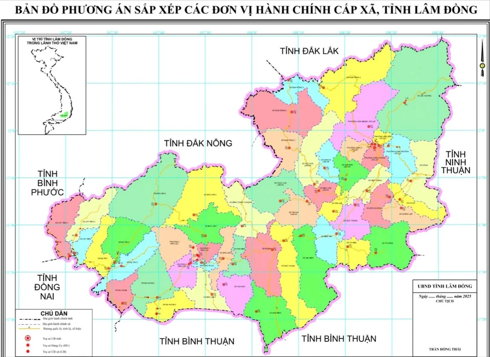 Người dân tỉnh Lâm Đồng băn khoăn vì sao trụ sở của xã mới không đặt ở xã này, xã kia?