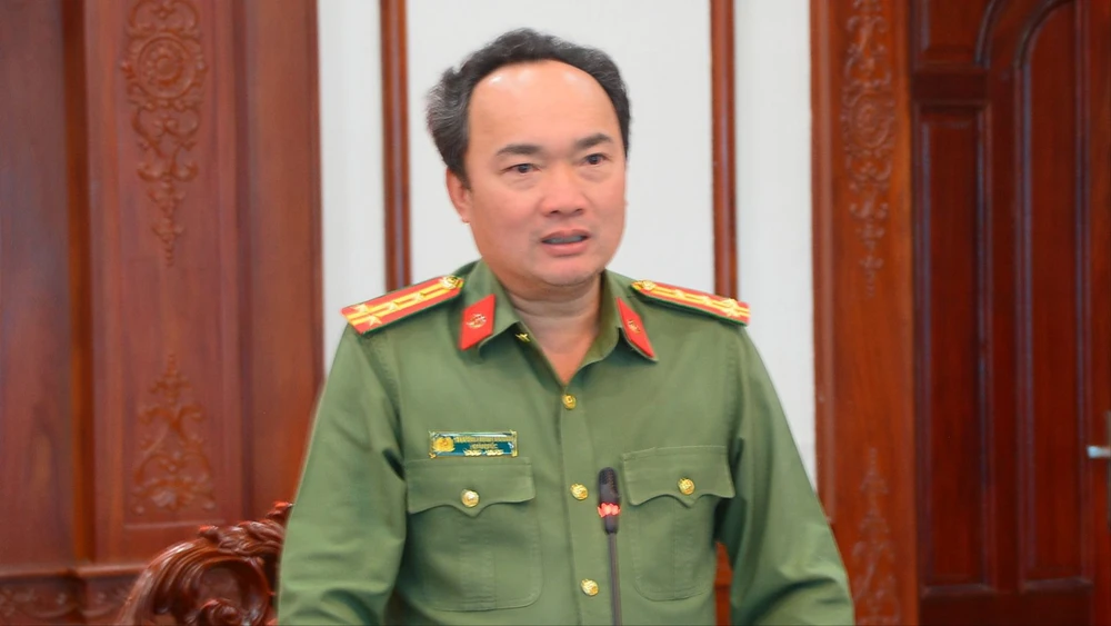 Đại tá Trương Minh Đương – Giám đốc Công an tỉnh Lâm Đồng.