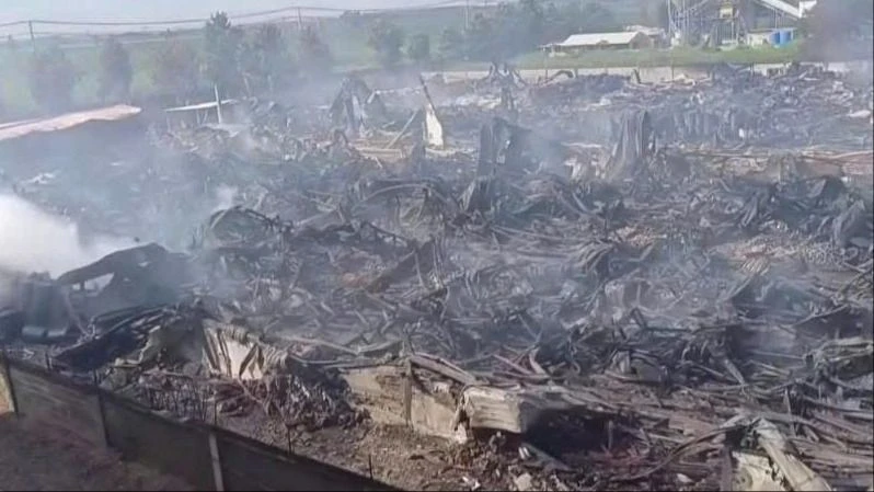 Cháy nhà xưởng ở Tây Ninh, thiệt hại 9 tỷ đồng