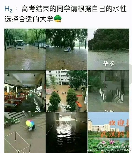 Lũ lụt lớn ở Vũ Hán