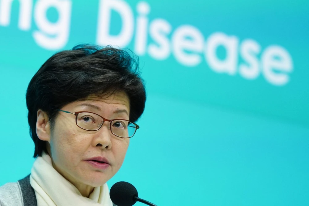 Hong Kong Chief Executive Carrie Lam has declared the highest level of emergency over the coronavirus outbreak. Photo: Sam Tsang