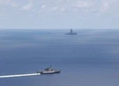 Mỹ tiếp tục điều tàu chiến ngăn tàu Trung Quốc ở Biển Đông