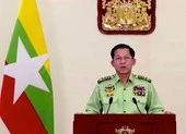 Thống tướng Myanmar lần đầu phát biểu toàn dân sau chính biến