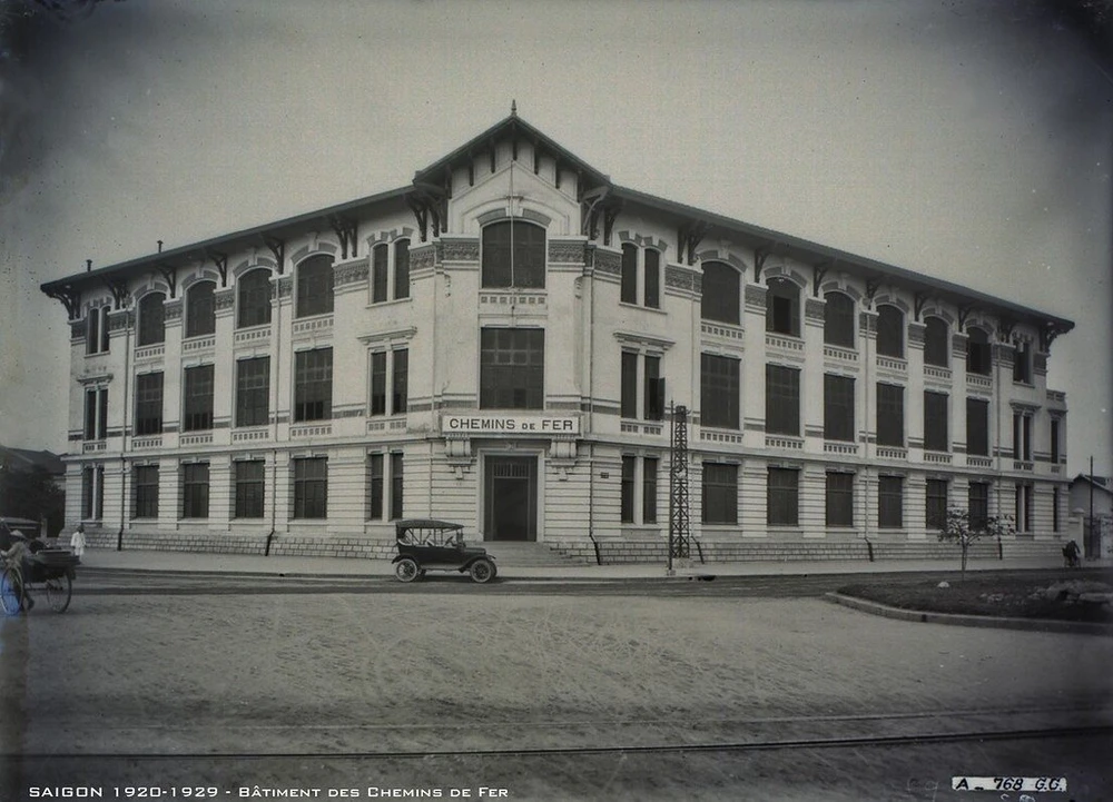 Tòa nhà Bureau du Chemin de Fer của Công ty hỏa xa Đông Dương khánh thành năm 1914. Ảnh tư liệu