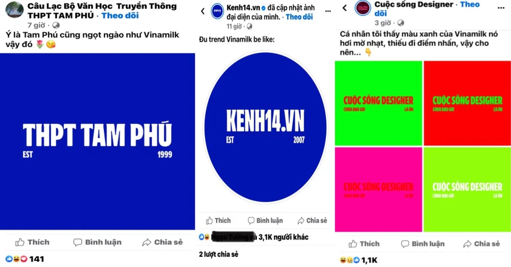 Người dùng MXH bàn luận về logo mới của công ty sữa Vinamilk