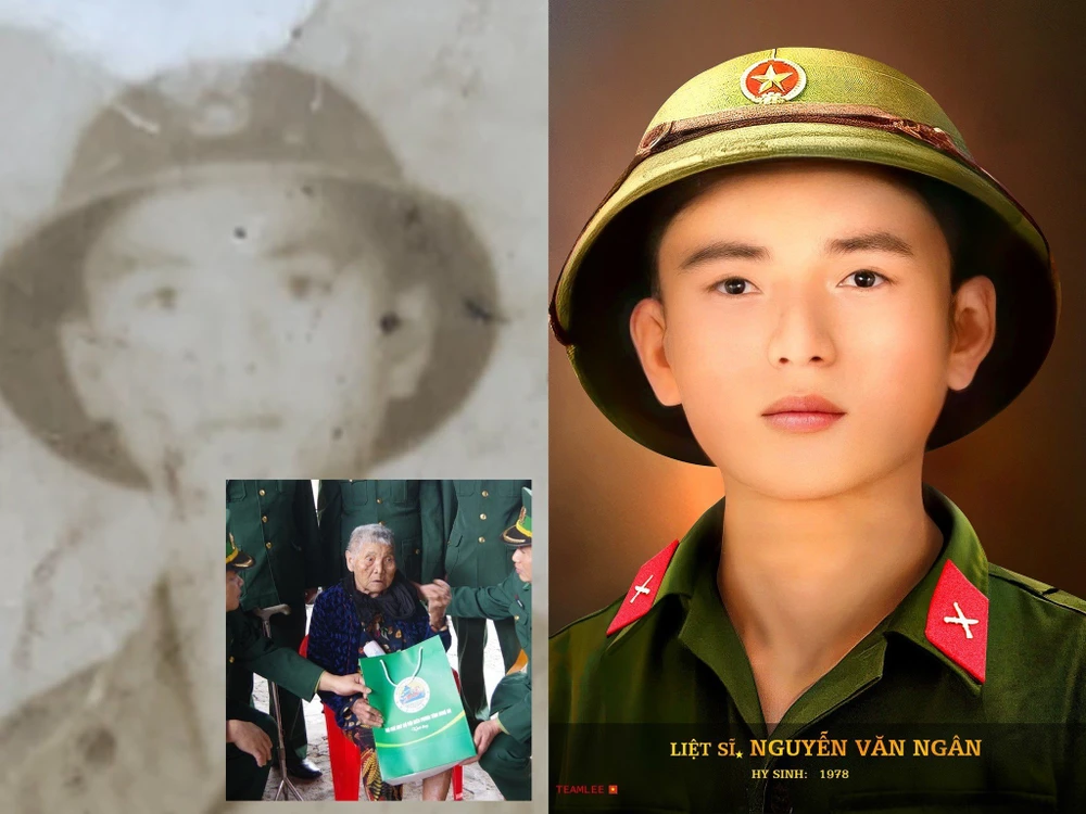 Mỗi bức ảnh liệt sĩ phục dựng sẽ được trao tận tay tại nhà thân nhân Liệt sĩ. Mỗi bức ảnh liệt sĩ phục dựng sẽ được trao tận tay tại nhà thân nhân Liệt sĩ.