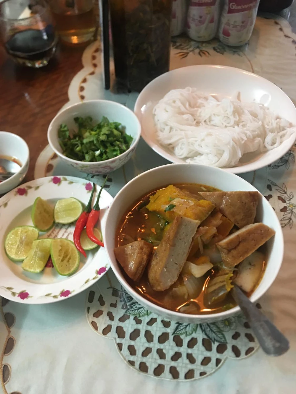 Món bún chả cá Đà Nẵng.