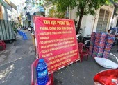 TP.HCM: Phong toả 2 con hẻm đường Lò Gốm, quận 6