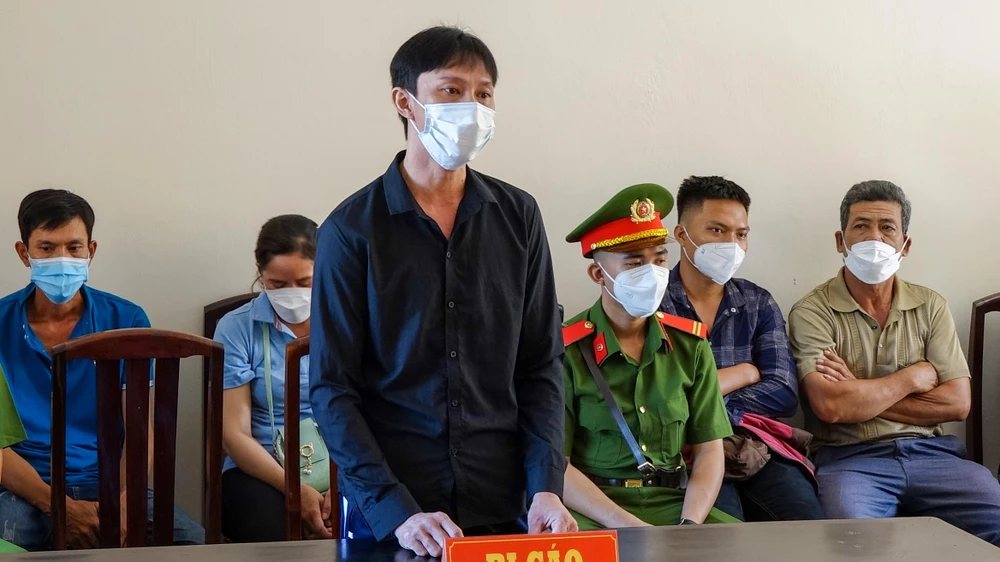 Bị cáo Đỗ Thành Yên tại tòa. Ảnh: VĂN VŨ