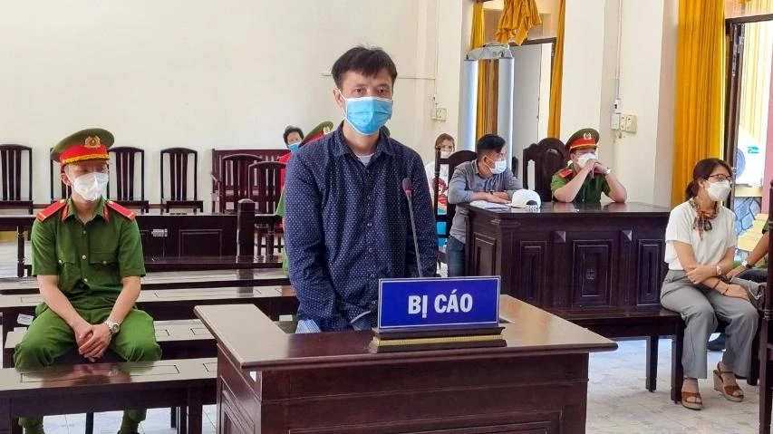 Bị cáo Hà Thanh Giang tại tòa. Ảnh: VĂN VŨ