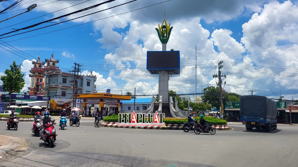 TP Ngã Bảy là một trong ba địa phương trên địa bàn tỉnh Hậu Giang có tình hình TNGT còn diễn biến phức tạp. Ảnh: CHÂU ANH