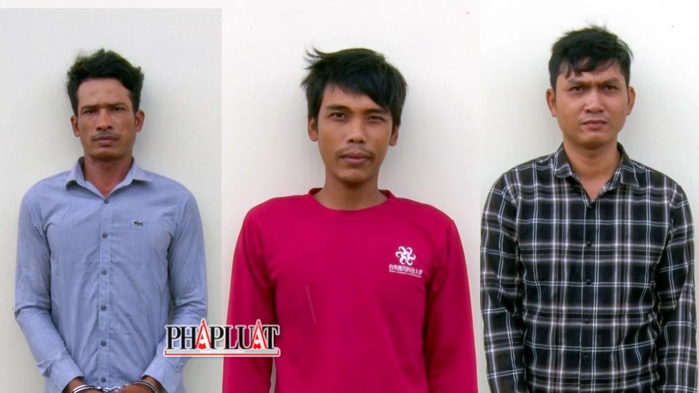 Từ trái qua: Phạm Thanh Hải, Khâu Văn Xuyên và Nguyễn Minh Đệ. Ảnh: VĂN VŨ