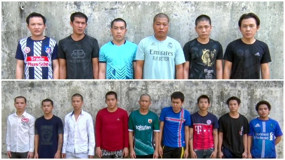 Công an TP Phú Quốc đã chuyển hồ sơ sang VKS cùng cấp đề nghị truy tố 15 bị can tội Gây rối trật tự công cộng. Ảnh: VĂN VŨ