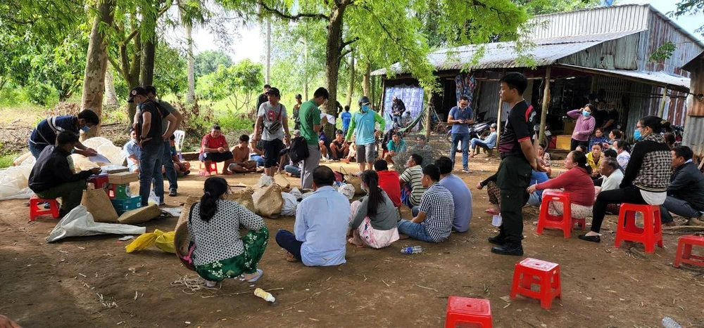 Hiện trường vụ việc. Ảnh: VĂN VŨ