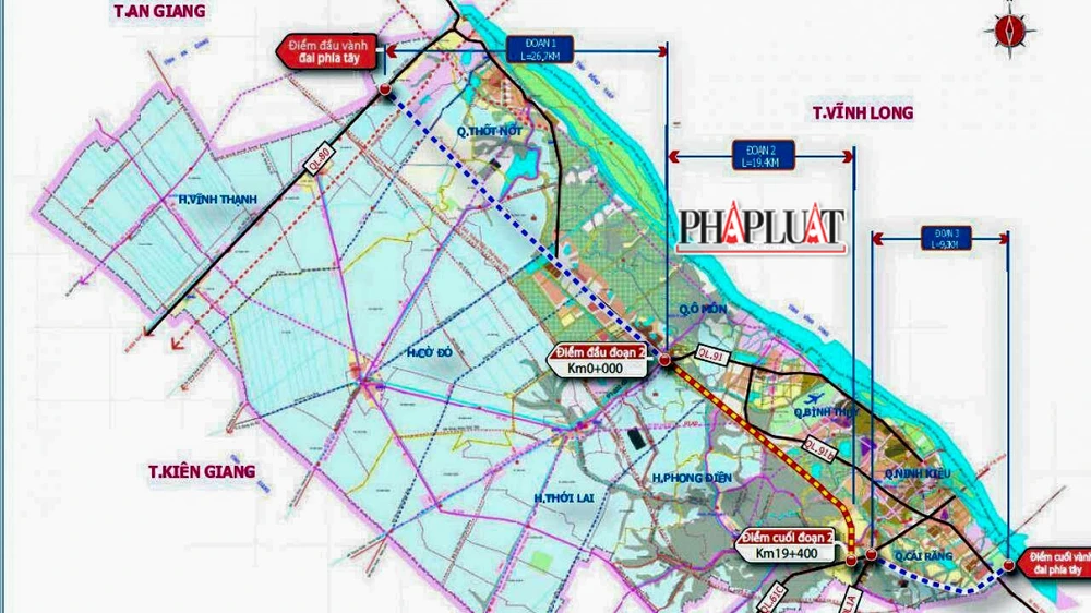 Theo ông Lê Tiến Dũng, kinh phí bồi thường cho các hộ dân bị ảnh hưởng bởi dự án đường vành đai phía Tây chiếm tỉ trọng lớn trong số vốn được giao năm 2022.