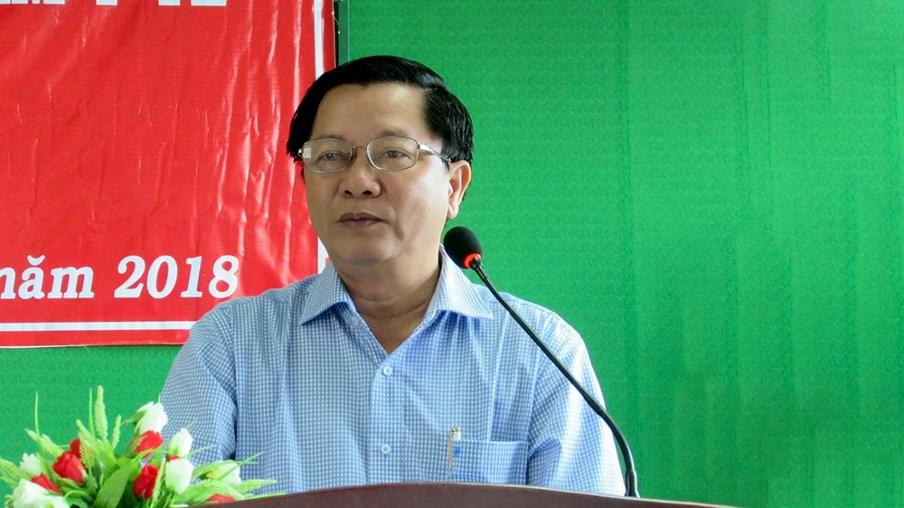 Ông Hà Văn Phúc, Giám đốc Sở Y tế tỉnh bị kỷ luật cảnh cáo về mặt đảng. Ảnh: syt.kiengiang.gov.vn
