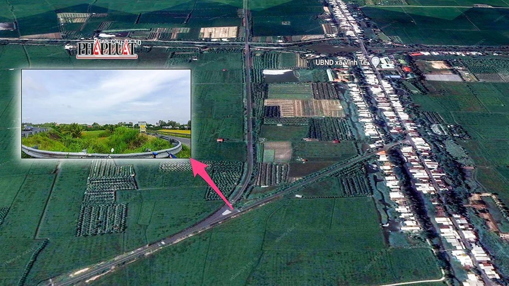 Dự án cao tốc Châu Đốc - Cần Thơ - Sóc Trăng, giai đoạn 1 có điểm đầu kết nối Quốc lộ 91 (thuộc TP Châu Đốc, tỉnh An Giang). Ảnh: CHÂU ANH