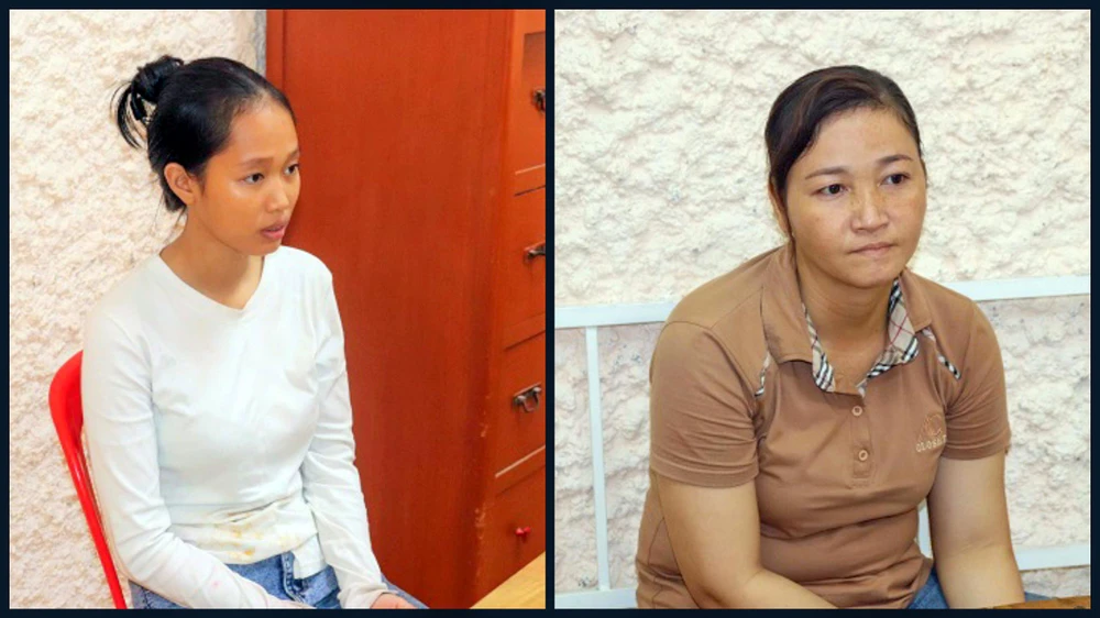 Sóc Trăng: Bắt 2 phụ nữ giật dây chuyền trong lễ hội ảnh 1