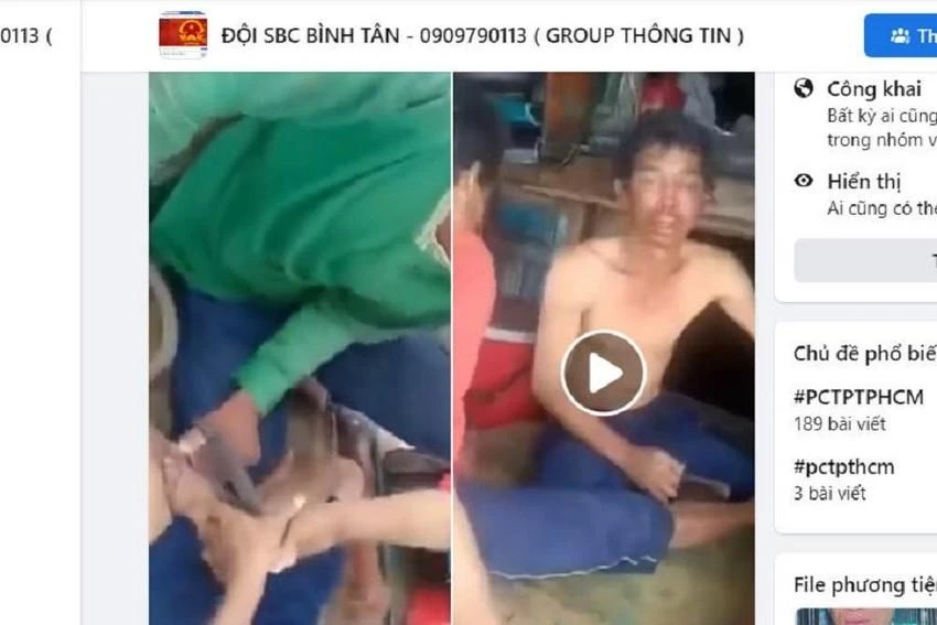 Hình ngư dân tra tấn ngư dân vừa đăng tải lại trên một số trang mạng xã hội cá nhân là chuyện đã xảy ra từ sáu tháng trước. Ảnh: TRẦN VŨ Hình ngư dân tra tấn ngư dân vừa đăng tải lại trên một số trang mạng xã hội cá nhân là chuyện đã xảy ra từ sáu tháng trước. Ảnh: TRẦN VŨ