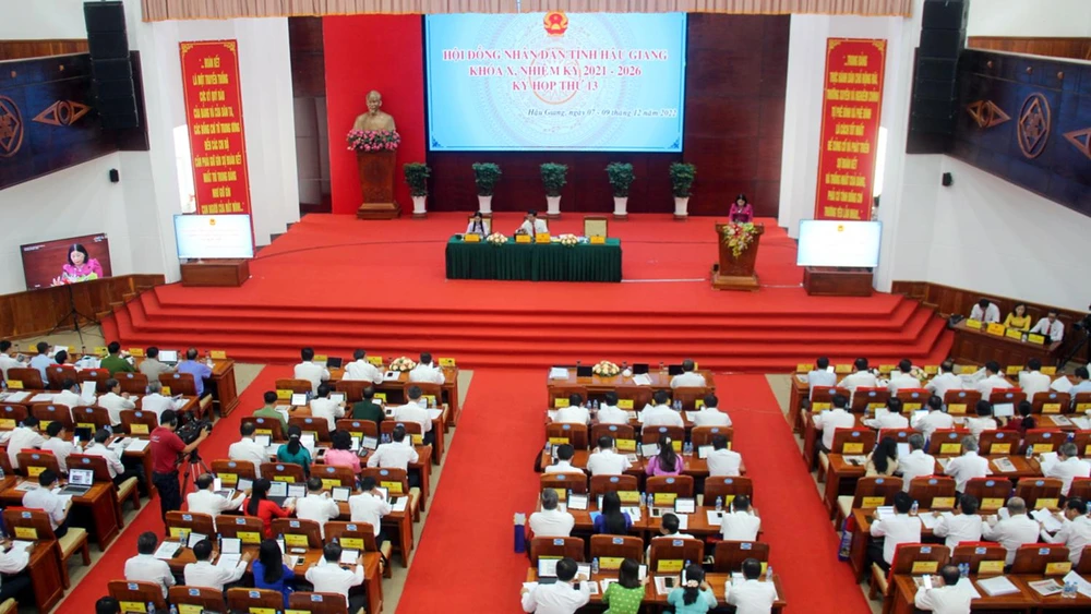 Dự kiến kỳ họp cuối năm HĐND tỉnh Hậu Giang sẽ diễn ra từ nay đến ngày 9-12. Ảnh: BẢO AN