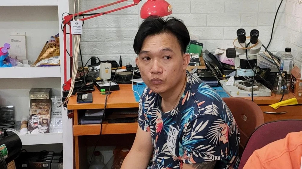 Bùi Minh Đà được xác định là người cầm đầu đường dây đánh bạc. Ảnh: VĂN VŨ