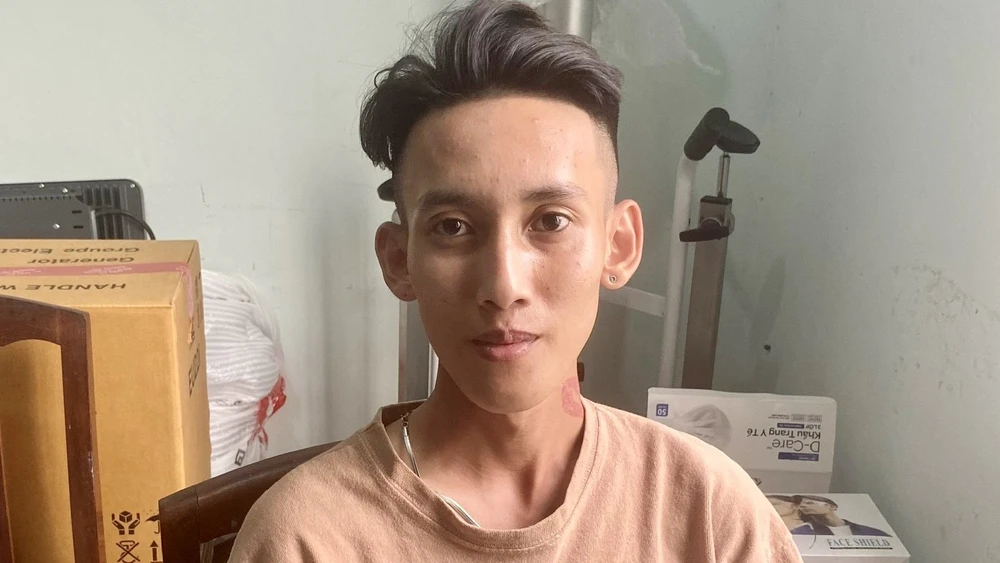 Đối tượng Nguyễn Tấn Đạt. Ảnh VĂN VŨ