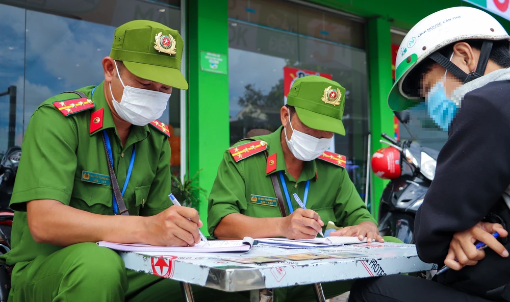 Các lực lượng Công an TP Cần Thơ sẽ tăng cường công tác tuần tra kiểm soát, bảo đảm trật tự an toàn giao thông, trật tự đô thị. Ảnh: CHÂU ANH