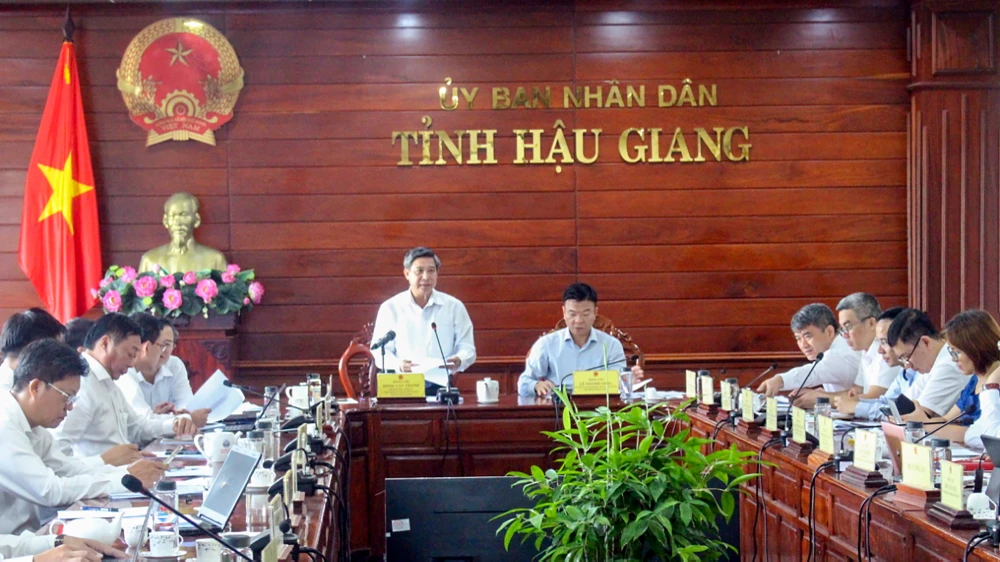 Tình hình kinh tế - xã hội trên địa bàn tỉnh Hậu Giang trong những tháng đầu năm 2023 tiếp tục phục hồi và tăng trưởng tích cực. Ảnh: BẢO BẢO