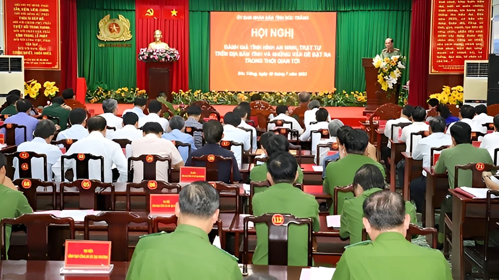 Từ đầu năm đến nay, tội phạm về trật tự xã hội trên địa bàn tỉnh Sóc Trăng xảy ra 238 vụ, giảm bốn vụ so với cùng kỳ năm 2022. Ảnh: CAST