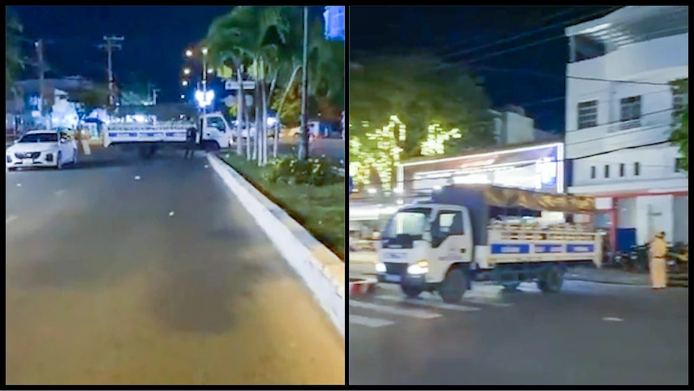 Bị công an kiểm tra, xử lý về hành vi kinh doanh quá giờ quy định, gây mất an ninh trật tự trong khu dân cư, quản lý quán đã livestream cùng dòng trạng thái “Chuyện lạ của quán tôi chưa từng thấy bao giờ”. Ảnh cắt từ clip Bị công an kiểm tra, xử lý về hành vi kinh doanh quá giờ quy định, gây mất an ninh trật tự trong khu dân cư, quản lý quán đã livestream cùng dòng trạng thái “Chuyện lạ của quán tôi chưa từng thấy bao giờ”. Ảnh cắt từ clip