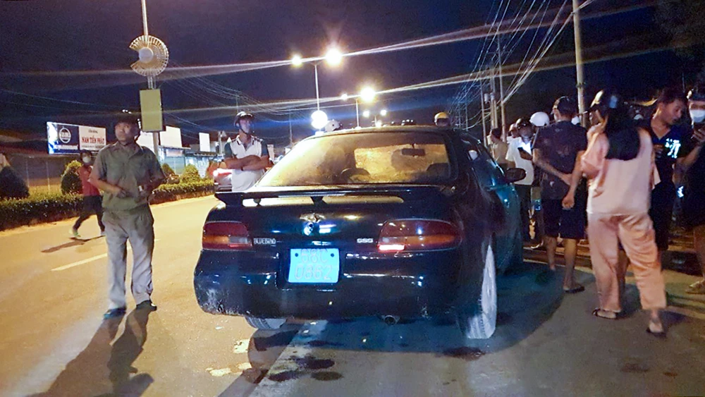 Hiện trường khiến nữ sinh tử vong gần một năm trước. Ảnh: HOÀNG HỮU