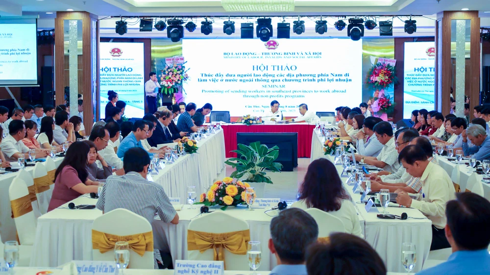 Thống kê cho thấy NLĐ của các địa phương phía Nam tham gia đi làm việc ở nước ngoài còn hạn chế, chưa tương xứng với tiềm năng và nhu cầu. Ảnh: PHẠM THẮM