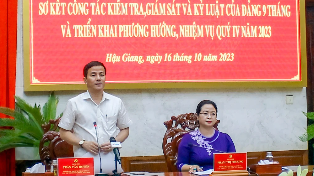 9 tháng thi hành kỷ luật 82 đảng viên ở Hậu Giang
