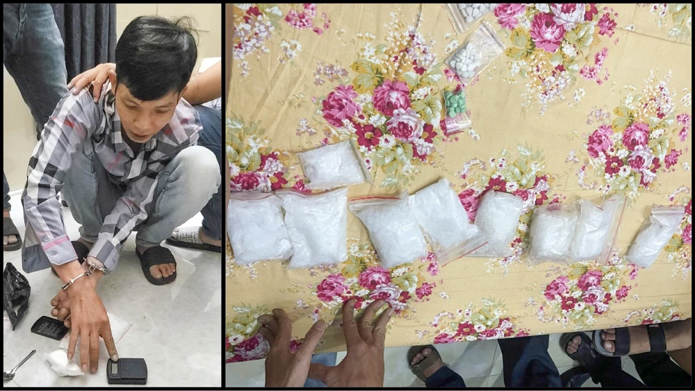 Công an TP Phú Quốc bắt đối tượng tàng trữ hơn 1kg ma túy các loại