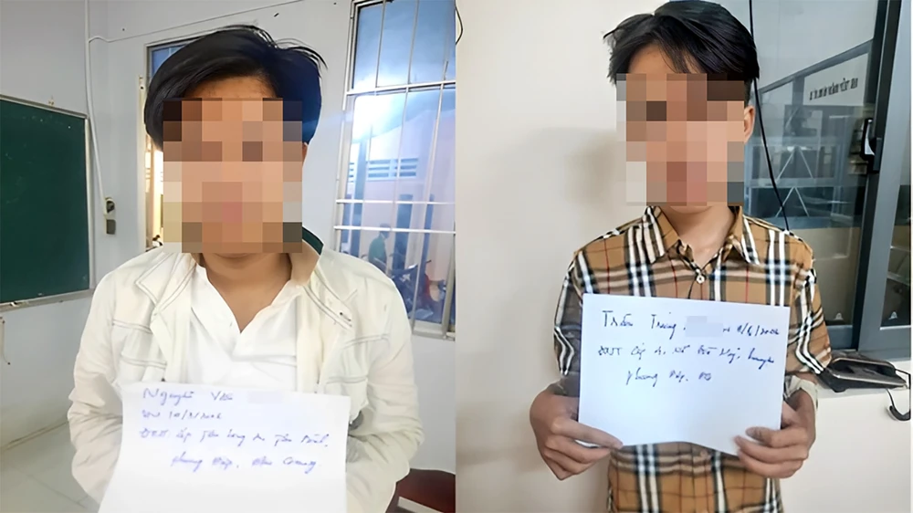 Công an Hậu Giang bắt 2 nhóm thanh thiếu niên hỗn chiến