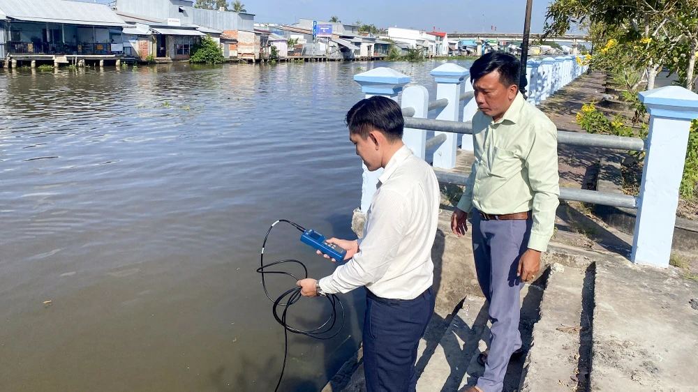 Hậu Giang tăng cường các giải pháp ứng phó với cao điểm xâm nhập mặn