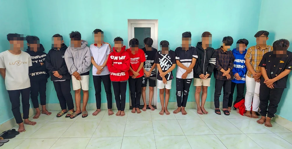 Công an TP Rạch Giá kịp thời ngăn chặn 2 nhóm thanh niên tụ tập đánh nhau bằng hung khí